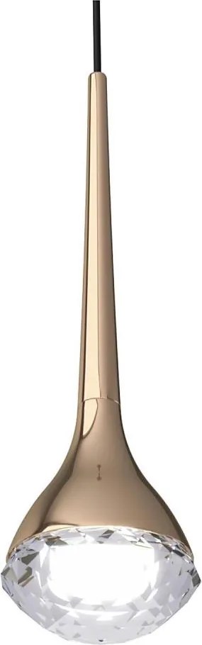 Open Design OR80315 - Żyrandol LED na lince CRIMA LED/7W/230V różowe złoto