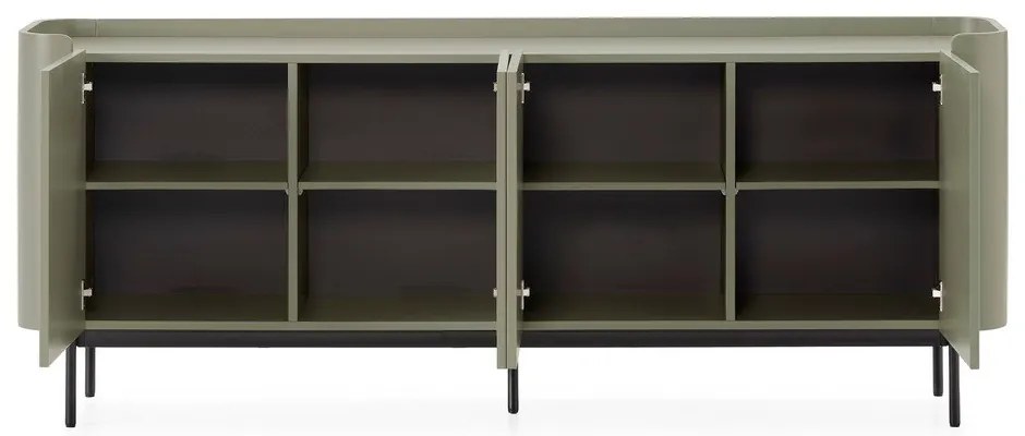 Zielona komoda 200x80x40 cm Willa – MOME