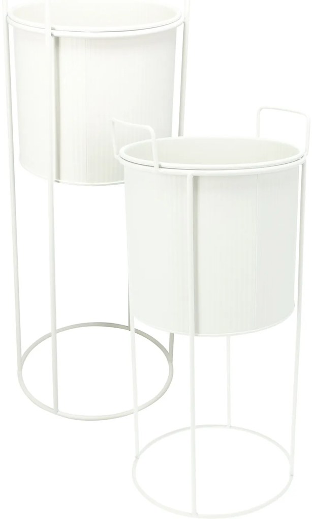 Kwietniki metalowe IDEM, 2 sztuki