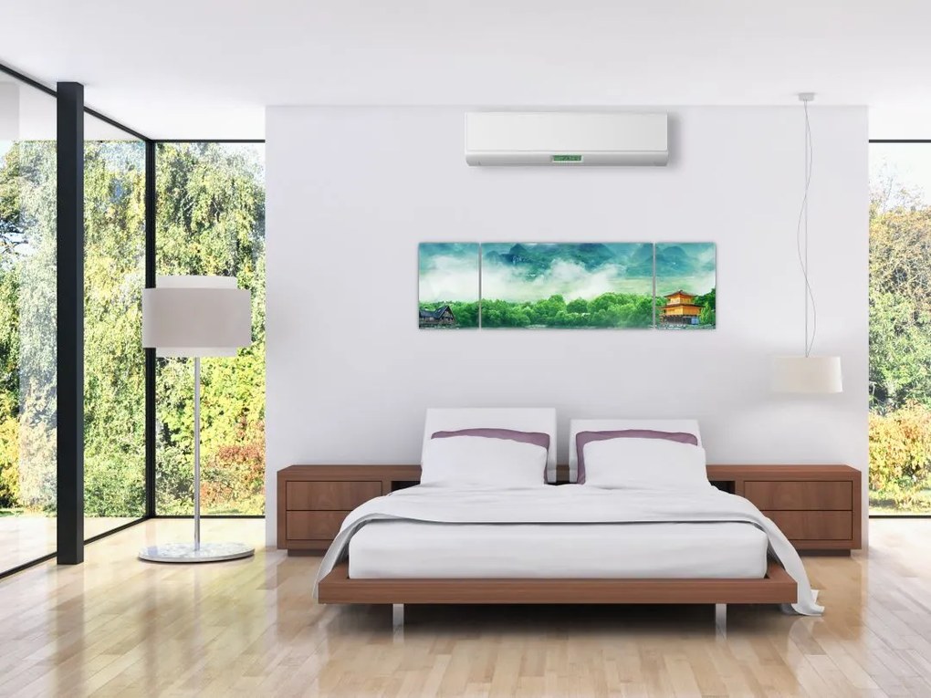 Obraz - Wymarzony krajobraz (170x50 cm)