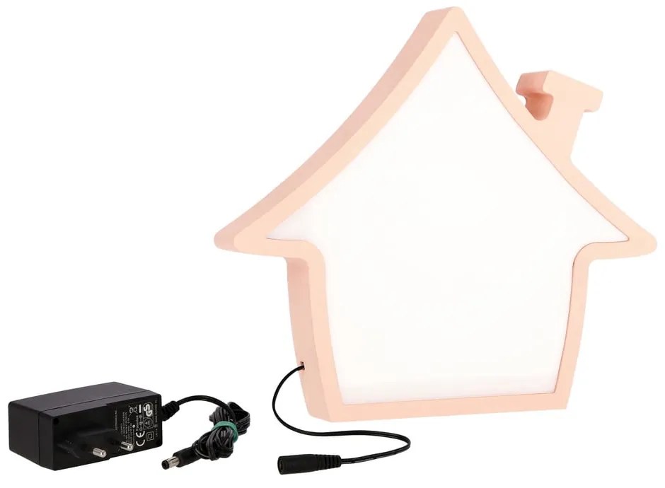 Różowa lampka dziecięca House – Candellux Lighting