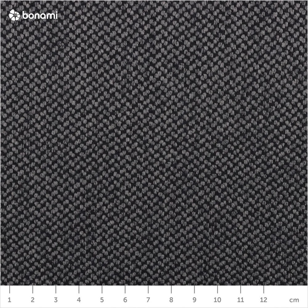 Ciemnoszare łóżko boxspring ze schowkiem 140x200 cm Novento – Maison de Rêve