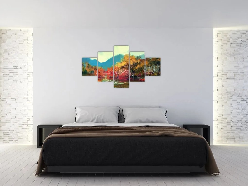 Obraz - Kolory jesieni (125x70 cm)
