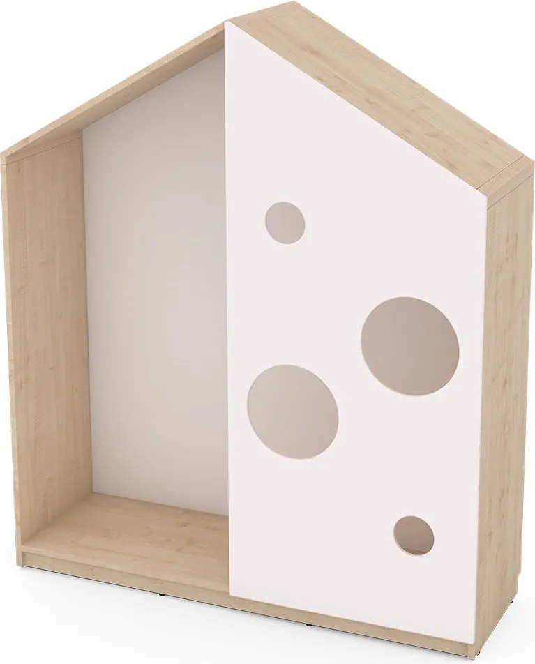 Regał Domek do przedszkola Feria klon