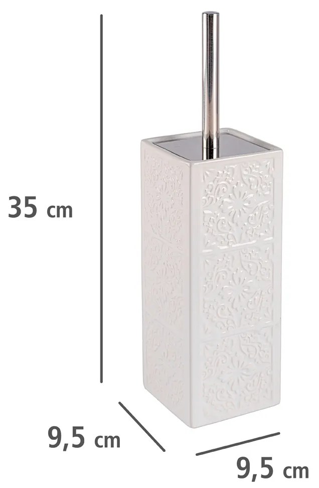 Pojemnik na szczotkę CORDOBA + szczotka WC, WENKO