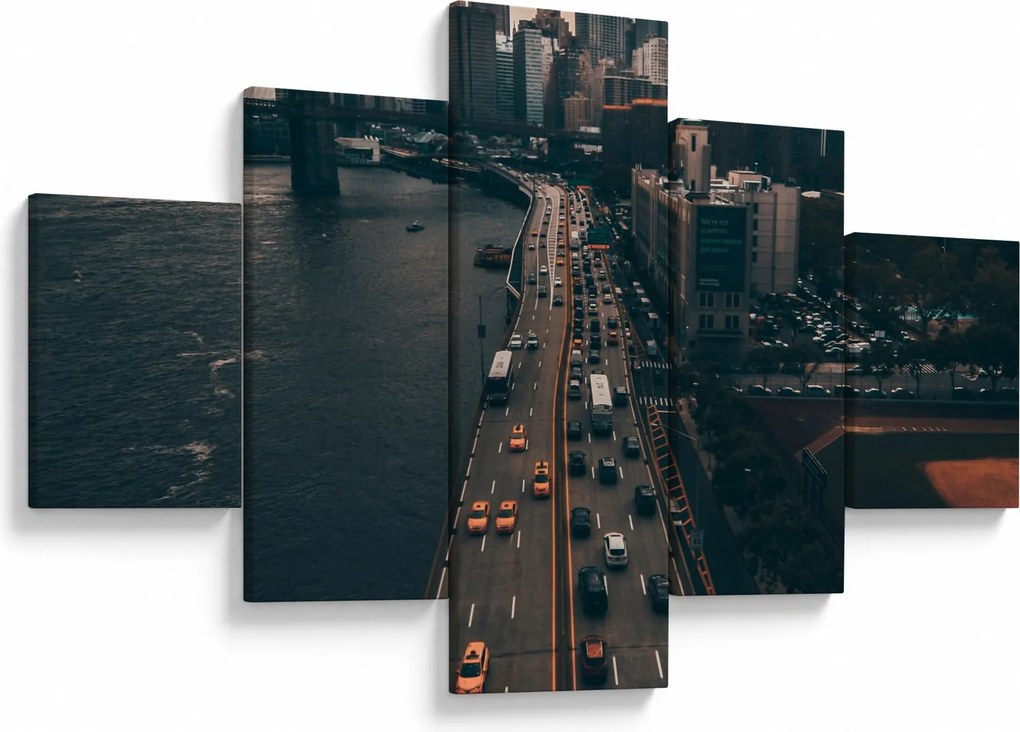 Obraz Manhattanu (125x70 cm)