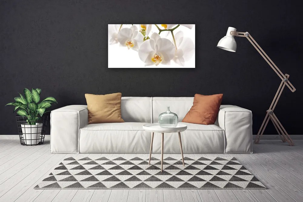 Obraz canvas na ścianę Egzotyczna Orchidea w Detalu