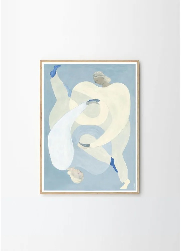 Plakat 70x100 cm Hold You - Blue – Sofia Lind – The Poster Club