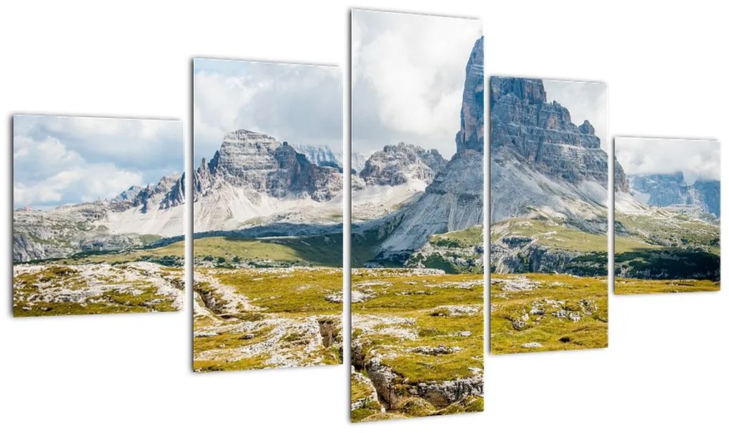 Obraz - Włoskie Dolomity (125x70 cm)