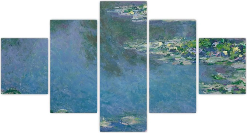 Obraz - Claude Monet, Water Lilies, reprodukcje (125x70 cm)