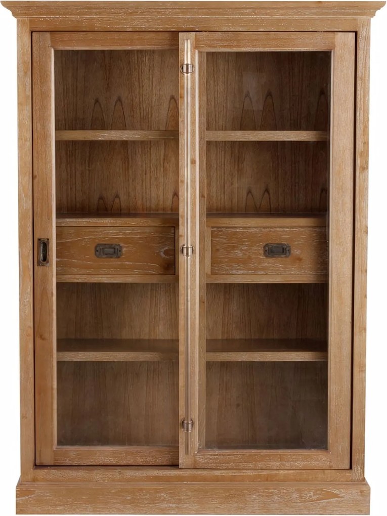 Witryna Chantal 115x40x158cm z 2 szufladami