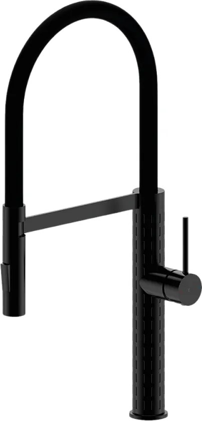 Architek Bateria zlewozmywakowa z główką prysznicową czarny - Essebagno