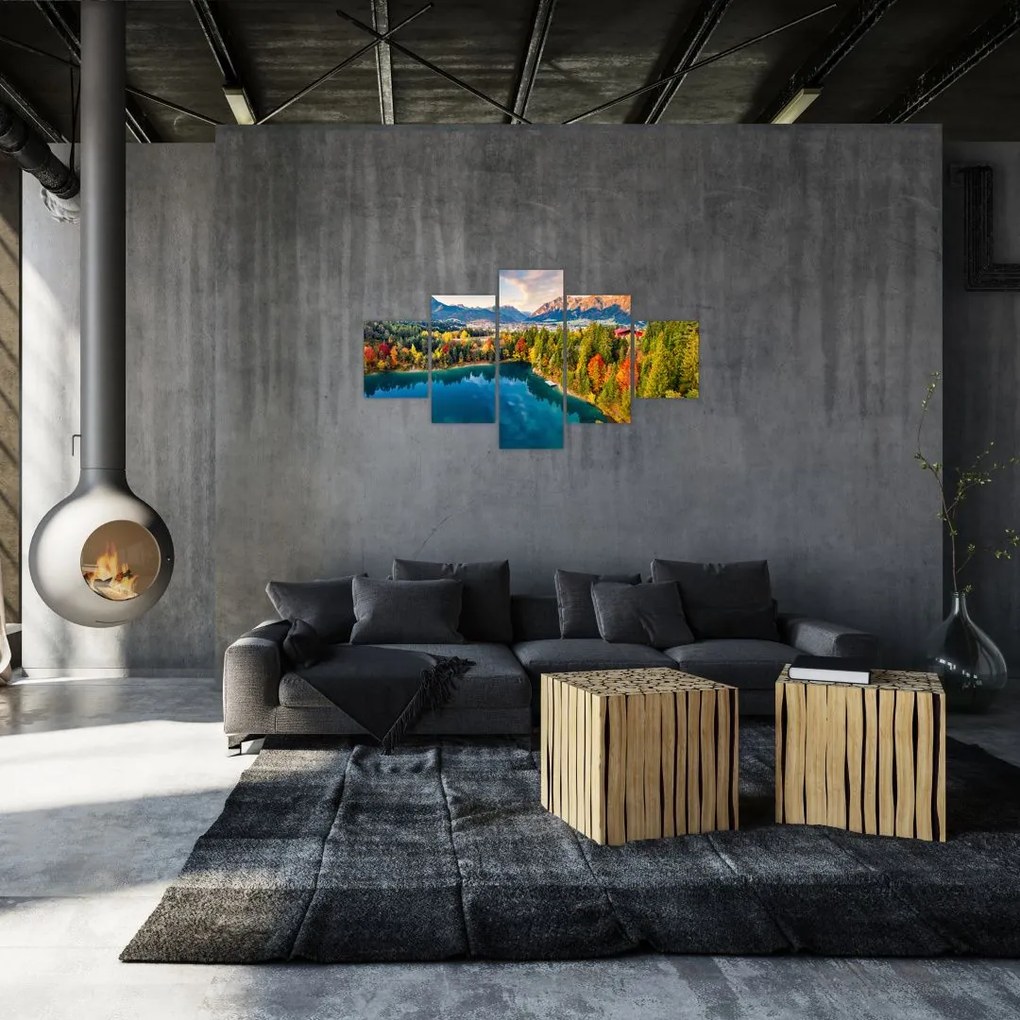 Obraz - Jezioro Urisee, Austria (125x70 cm)