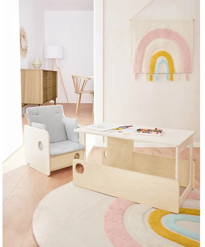 Niebieska wkładka do krzesełka do karmienia Nuun – Kave Home