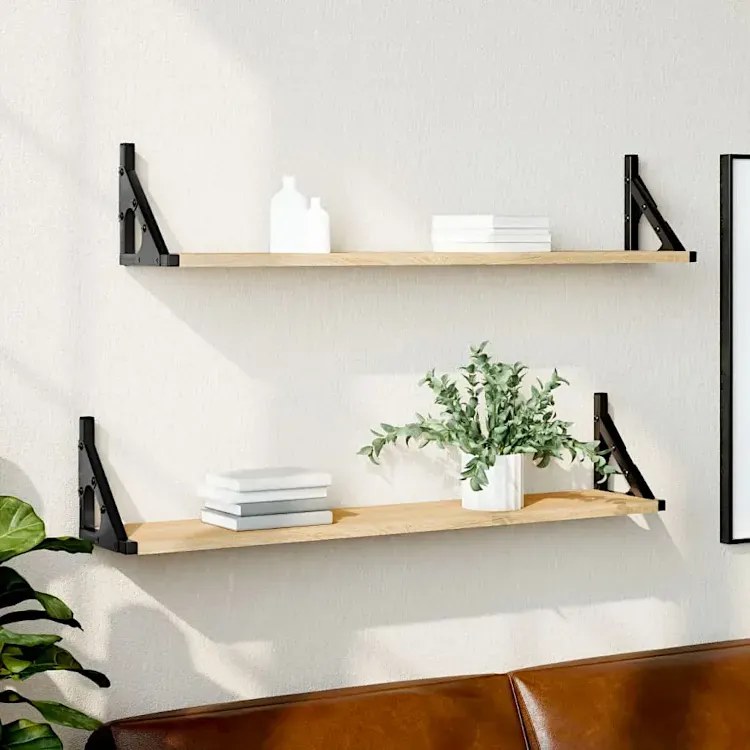 Półki ścienne dąb sonoma 80 cm - Sarea