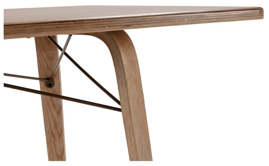 Stół z blatem w dekorze dębu 90x180 cm Lujan – MOME