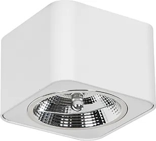 Nowoczesny kwadratowy reflektor biały - Boxer