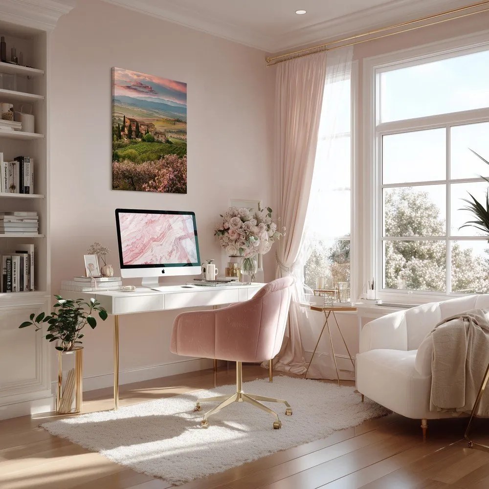 Obraz 60x80 cm Pink Tuscany – Styler