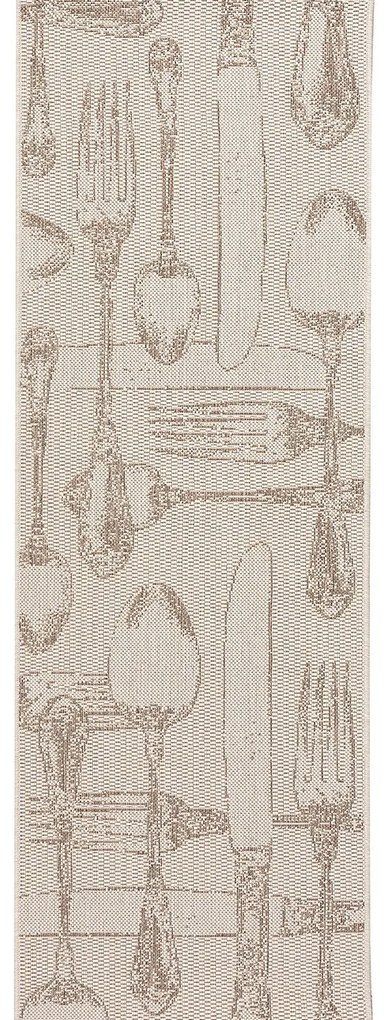 Dywan Cottage Cutlery beige/mink 60x180cm