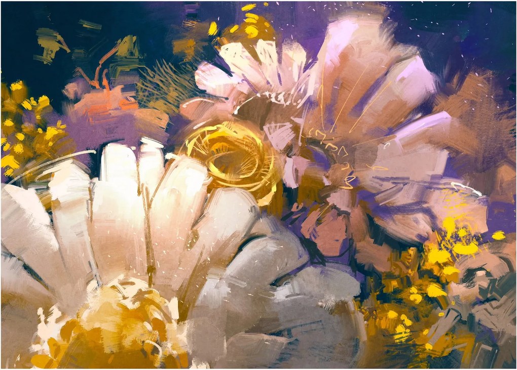 Obraz kwiatów (70x50 cm)