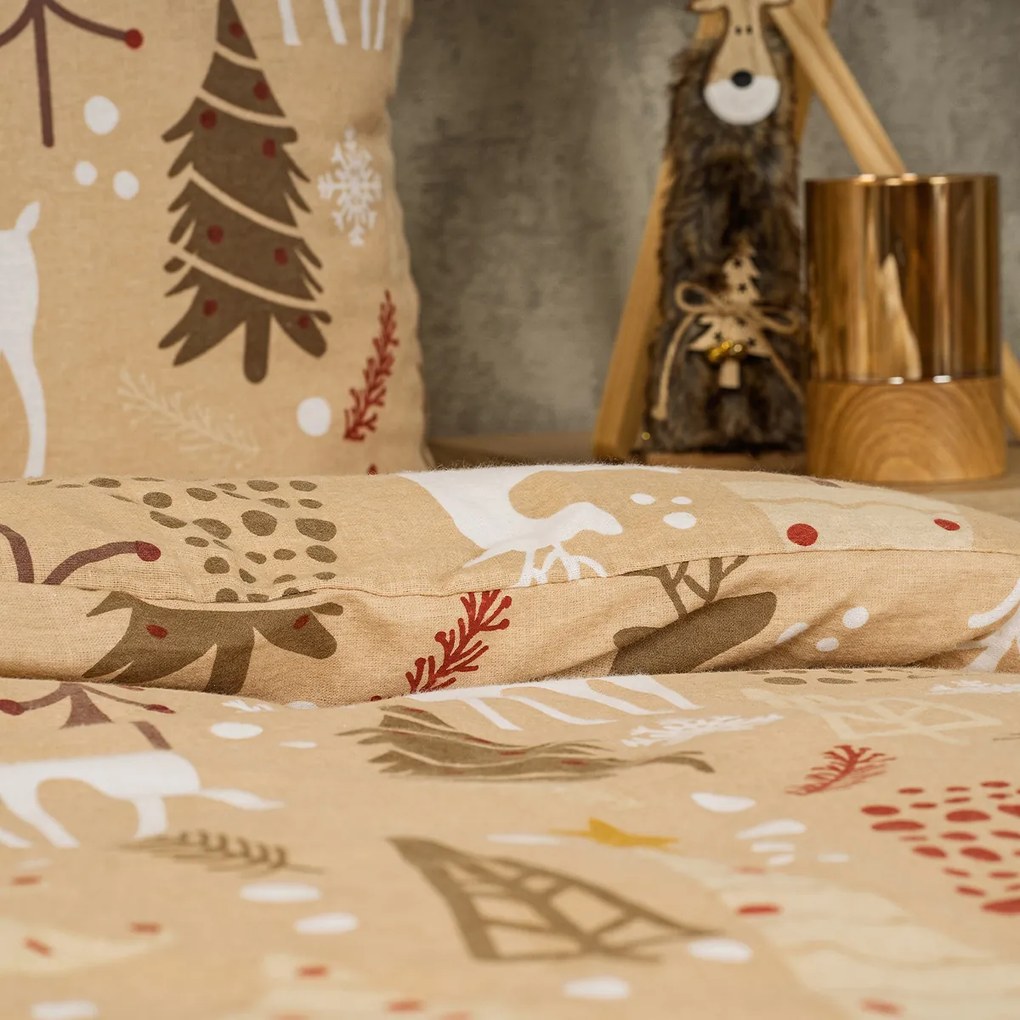 4Home Pościel flanelowa Festive, 140 x 200 cm, 70 x 90 cm, 140 x 200 cm, 70 x 90 cm