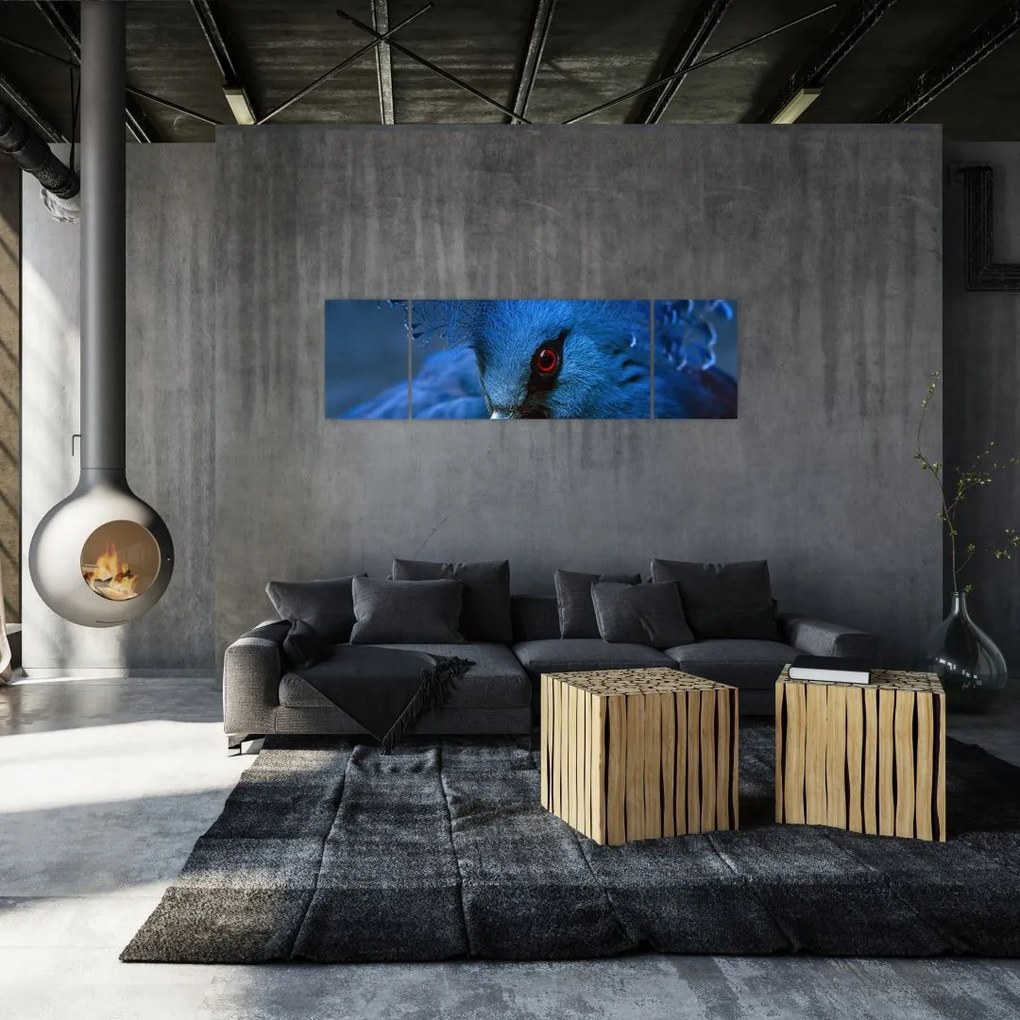 Obraz - Koronowany gołąb (170x50 cm)