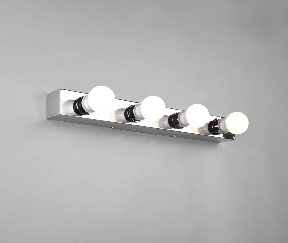 Kinkiet w kolorze błyszczącego srebra Theatro – Trio