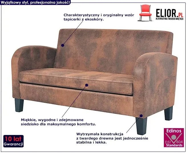 Dwuosobowa sofa A1-B88