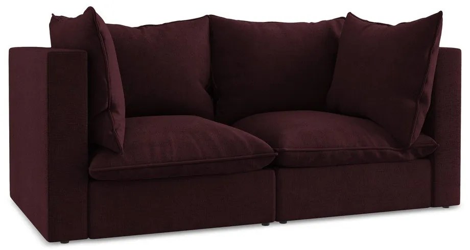 Bordowa sofa 180 cm Manao – Makamii