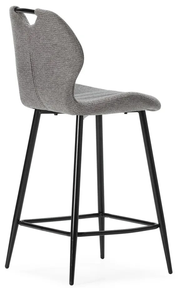 Szare hokery zestaw 2 szt. (wysokość siedziska 65 cm) Muli – Marckeric