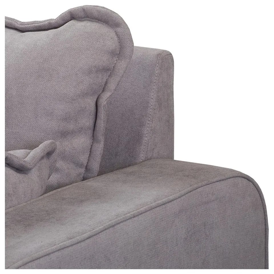 Szara sofa 193 cm Beata – Ropez