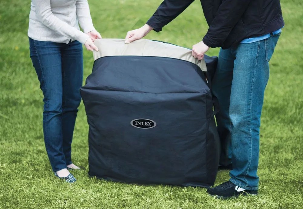 Basen SPA z hydromasażem Intex 472, jacuzzi ogrodowe 196 cm, 6 osób, WiFi