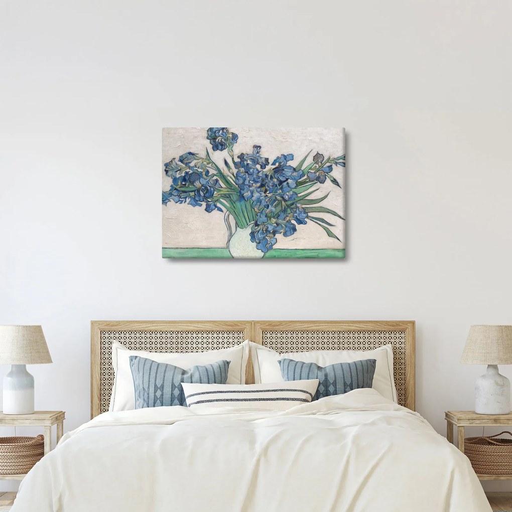 Obraz - Vincent van Gogh, Irises, reprodukcje (70x50 cm)
