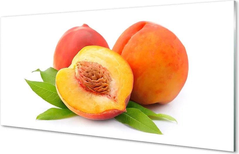 Panel szklany do Kuchni Złocista Morela