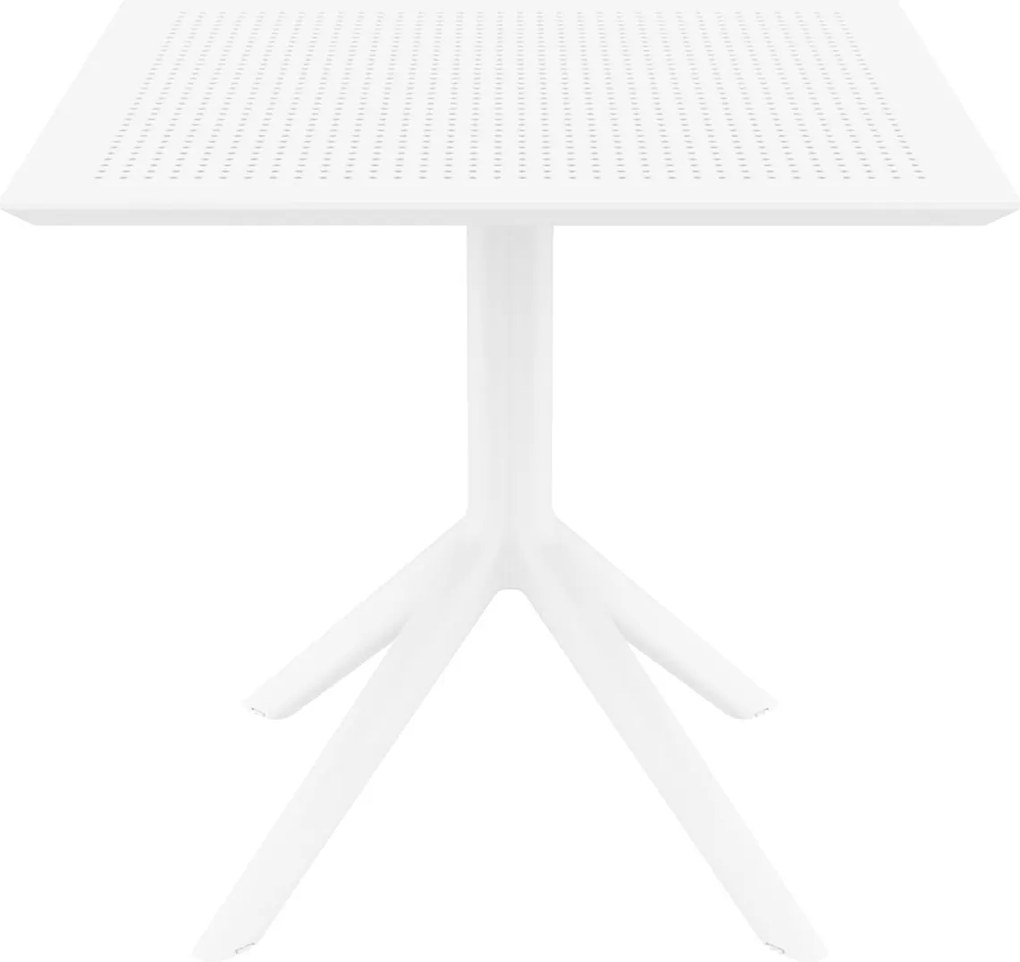 Kwadratowy stół kawiarniany z plastiku Sky Table 80