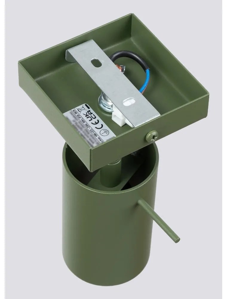 Zielona lampa punktowa 8x16 cm Etna – Sollux