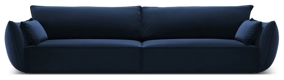 Ciemnoniebieska aksamitna sofa 248 cm Vanda – Mazzini Sofas