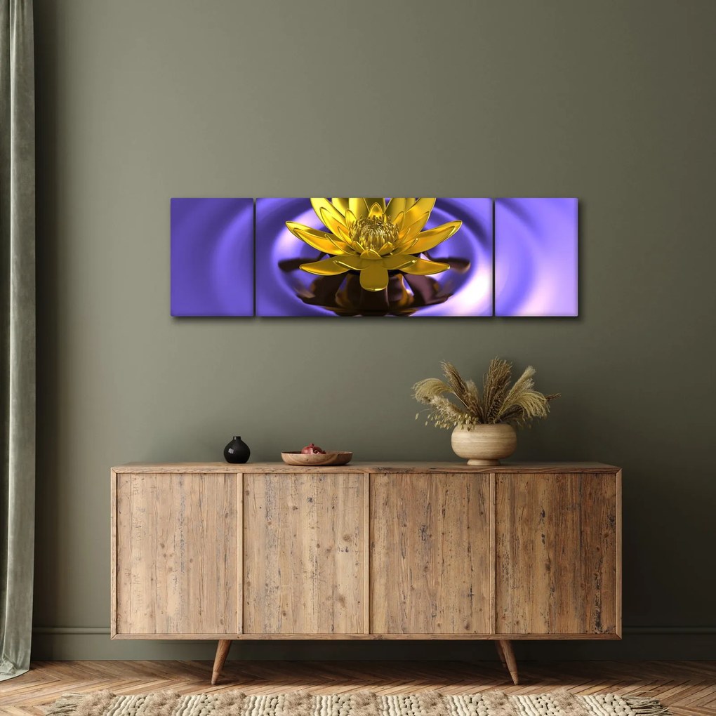 Obraz - Lilia wodna (170x50 cm)
