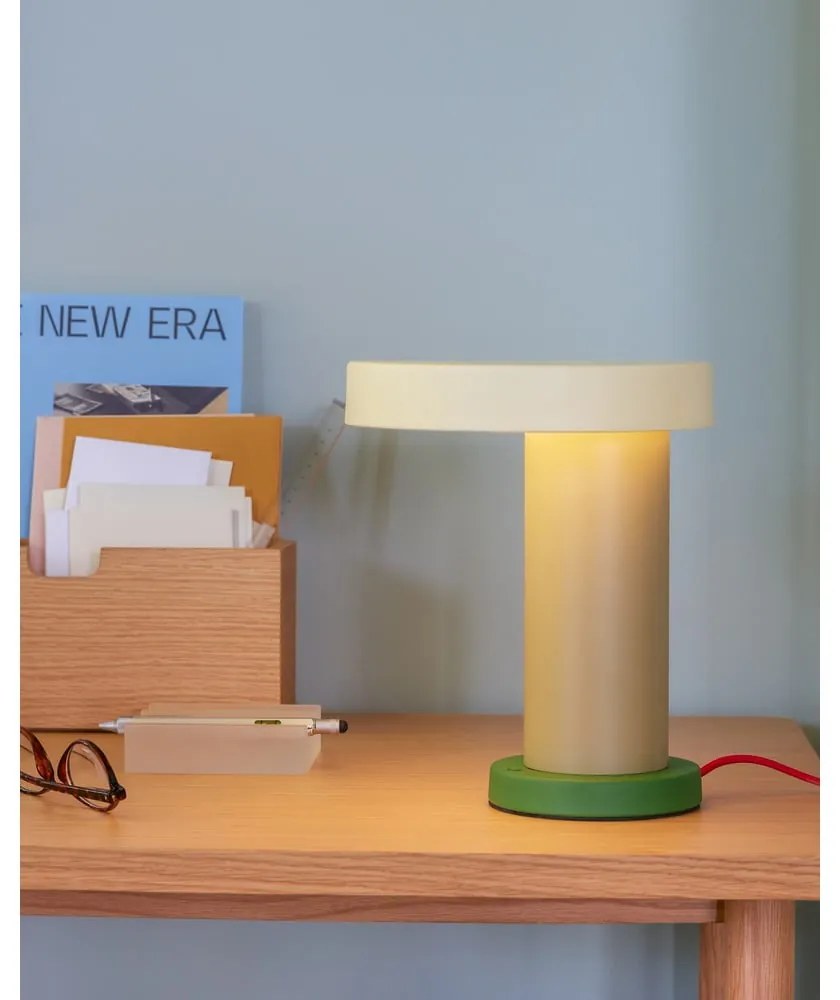 Zielona lampa stołowa (wysokość 25 cm) Magic – Hübsch