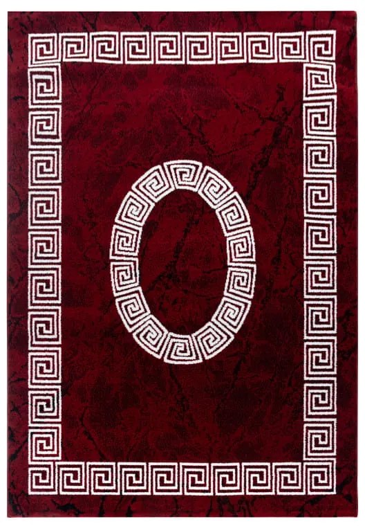 Dywan klasyczny Plus Ornament czerwono-kremowy 80 cm x 150 cm