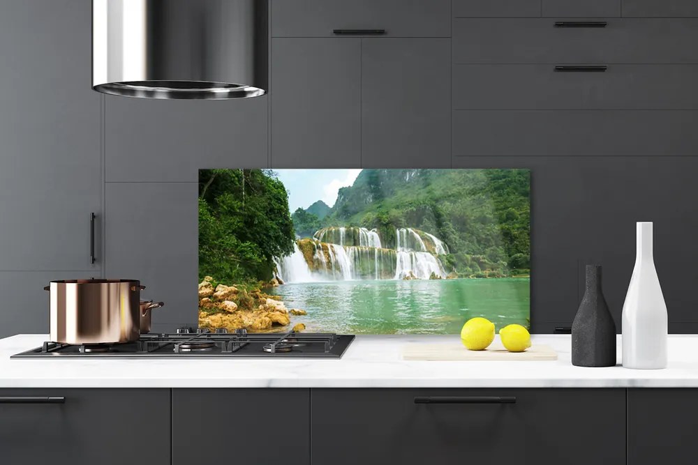 Panel nad blat kuchenny Leśna Kaskada Wodna