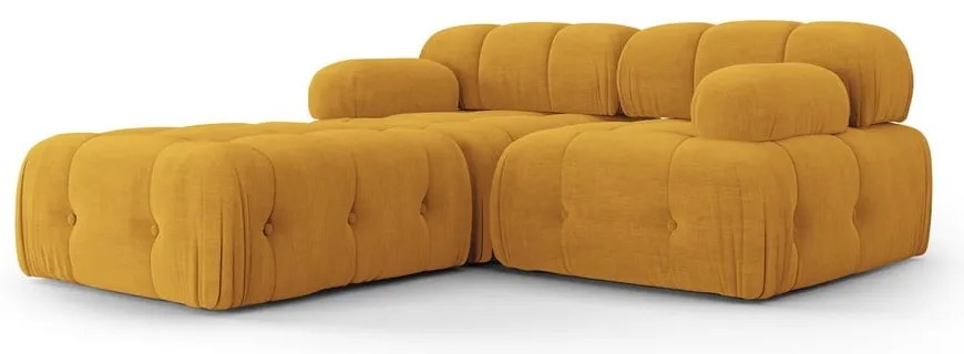 Musztardowy narożnik Ferento – Cosmopolitan Design