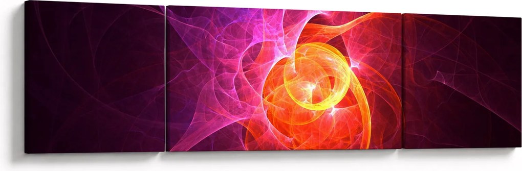 Nowoczesny abstrakcyjny obraz (170x50 cm)