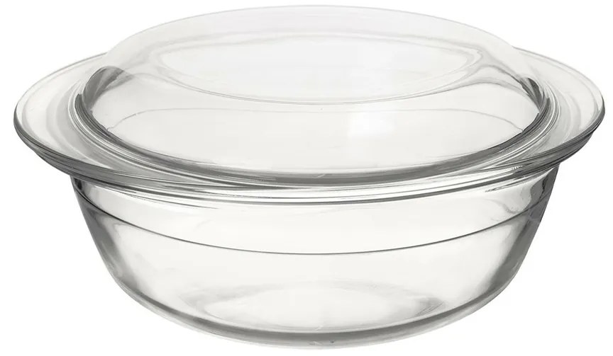 Orion Szklana forma do pieczenia z pokrywką,okrągła, średnica 20 cm