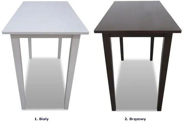 Brązowy, matowy stolik barowy – Wanti