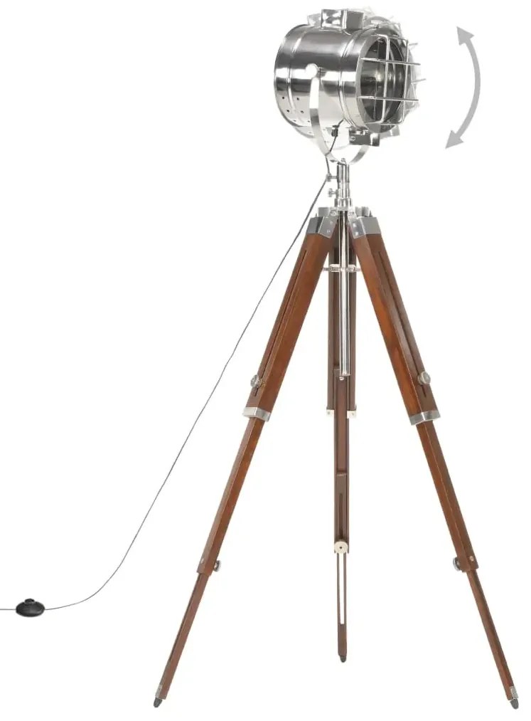Brązowa lampa podłogowa regulowana - EX193 P1-B46
