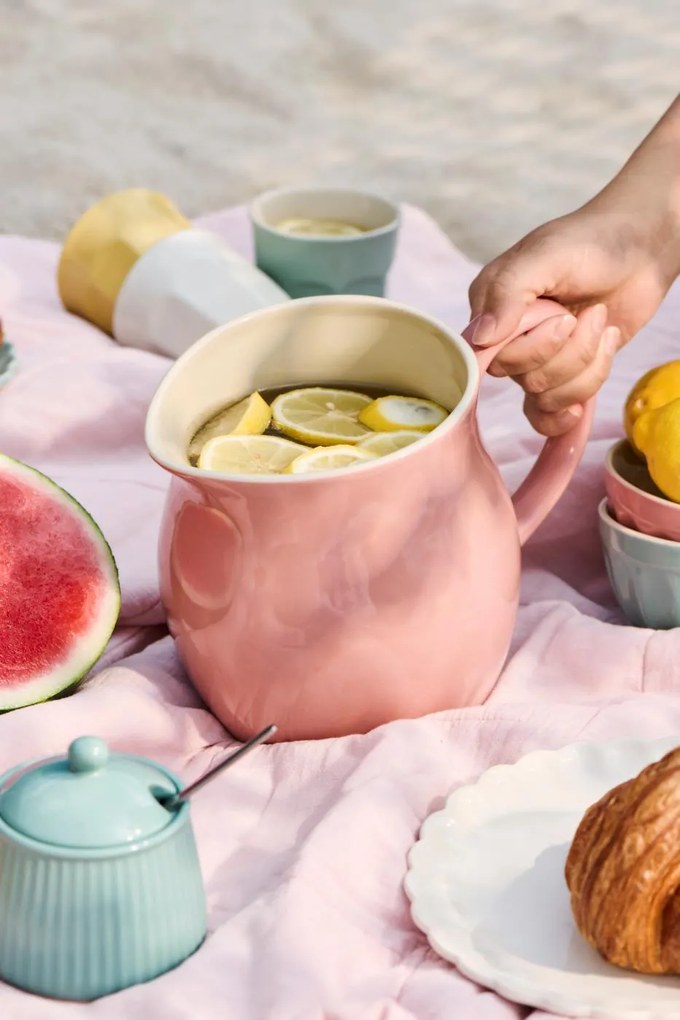 Ceramiczna cukiernica MYNTE GREEN TEA zielona