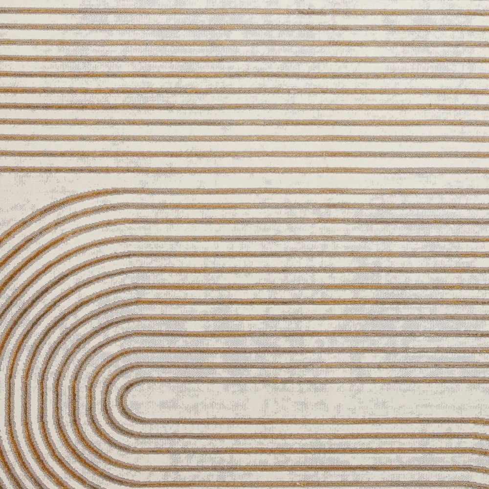 Dywan w jasnoszaro-złotym kolorze 80x150 cm Apollo – Think Rugs