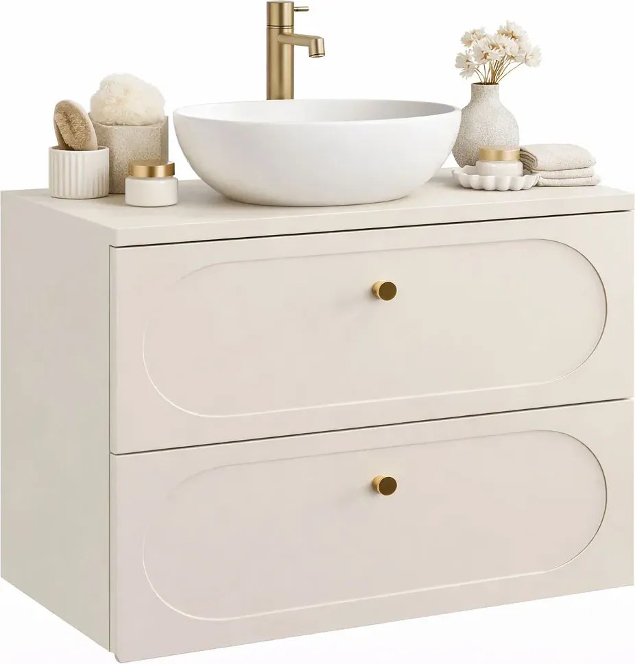 Kaszmirowa szafka pod umywalkę nablatową T2-M54