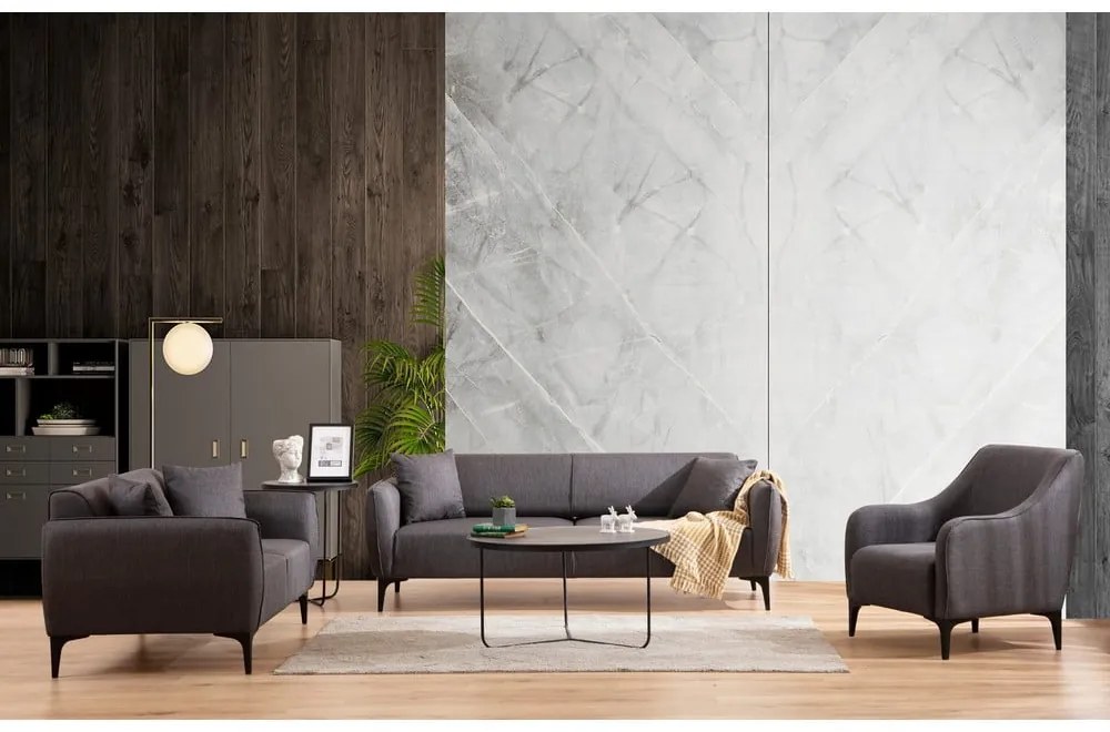 Ciemnoszara sofa Belissimo – Balcab Home